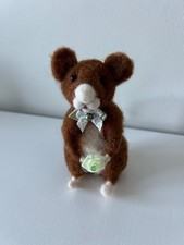 Needle-felted animal