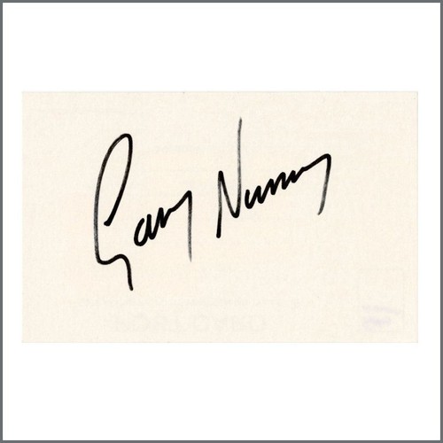 Gary numan autograph - numan,
