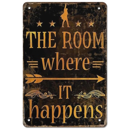 Hamilton musical metal signs - hamilton,