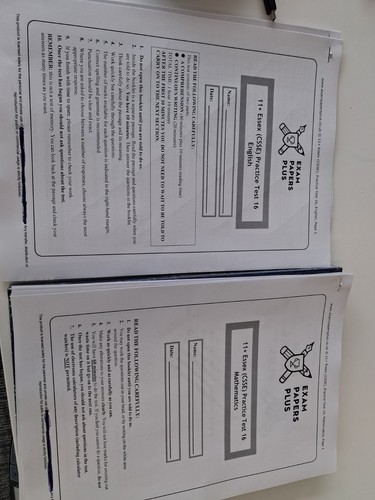 Exam plus papers - papers, 11+