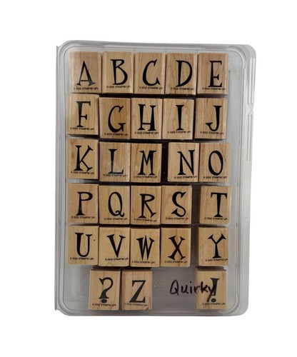 Stampin quirky alphabet - stampin',