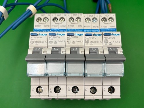 Hager 30ma rcbo ada306g b16 - hager,
