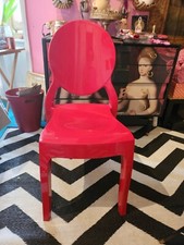 Red GHOST style Dining Chair