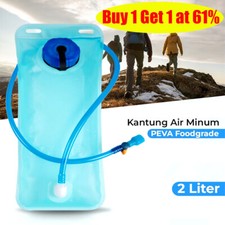 2L Water Bladder Backpack Hydration System Camel bak Pack Bag Camping Hiking UK