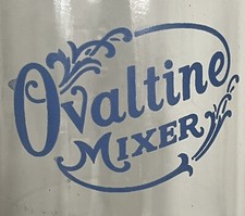 Vintage & Original Ovaltine Mixer Glass Jug Nestlé Ovomaltine