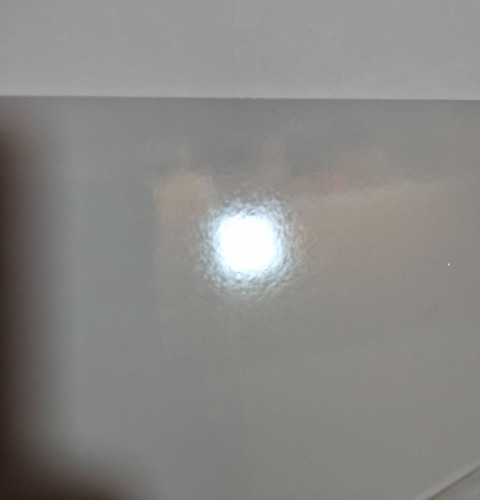Light grey gloss kitchen - grey,