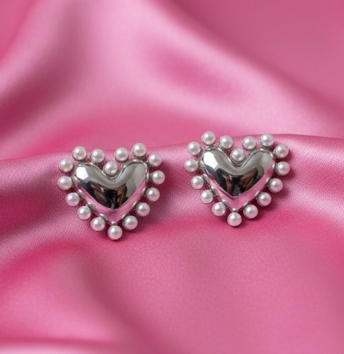 Zara heart pearl - heart,