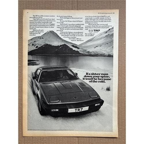 Triumph tr7 memorabilia - tr7,