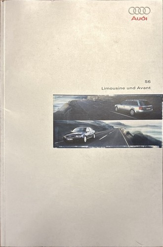 Audi and avant brochure - s6,