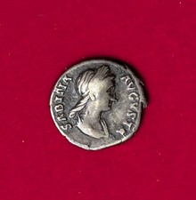 Ancient Roman Silver Denarius Diva Sabina Hadrian’s Wife Rome Mint AD 136-138