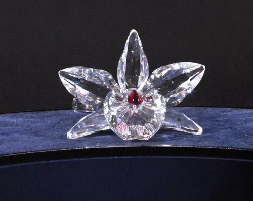Swarovski crystal pink orchid - crystal,