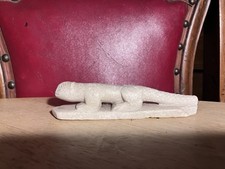 Antique/ Vintage Soapstone Carving Of A Creature