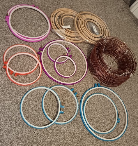 Embroidery hoop lot 60 - embroidery,