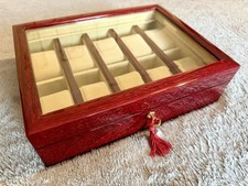 Watch Box 10 Slots, Solid Wood