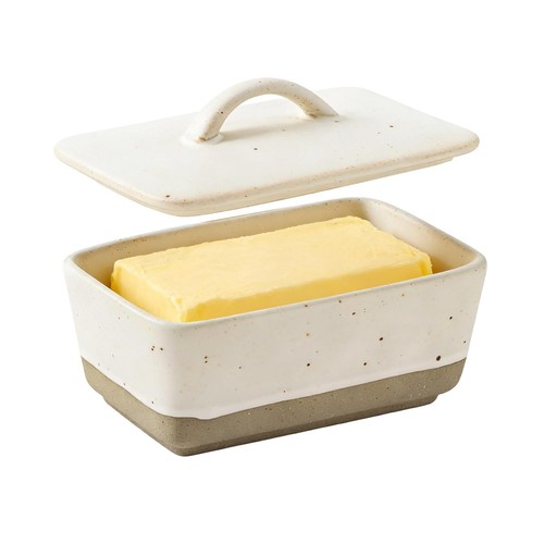 Ceramic butter dish - ceramic,