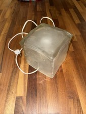 Vintage IKEA Iviken Frosted Glass Ice Cube Lamp Light 1990s Retro - Working