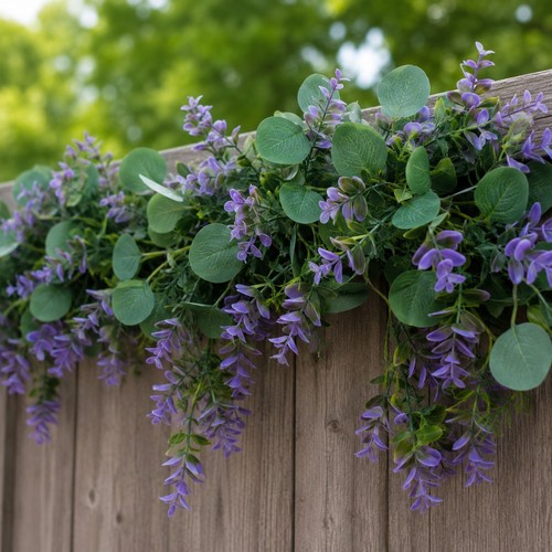 Purple eucalyptus garland - 1.8m,