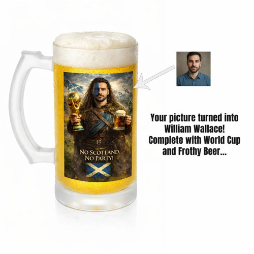 Personalised braveheart beer - personalised,