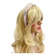 Women's Feather Alice band Fascinator Pearl Headband Wedding Party Royal Ascot