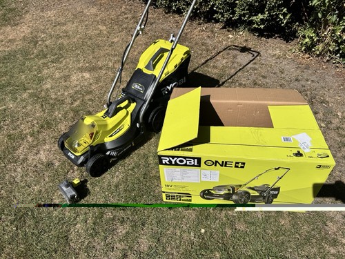 Ryobi lawnmower 33cm with 4ah - ryobi,