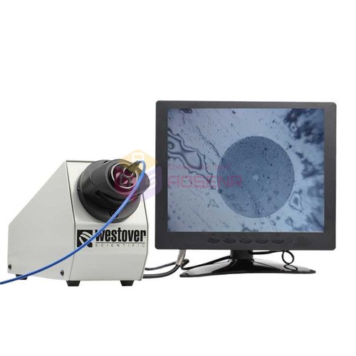 Desktop 400x optical fiber - 400x, end