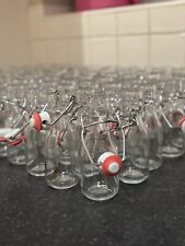 85 x 100ml Traditional Seal Glass Bottle with Ceramic Swing Stopper - wedding 