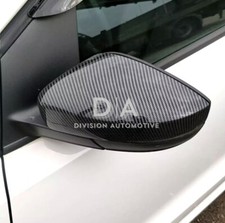 x2 Carbon Fiber Door Wing Caps