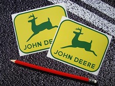 2 X JOHN DEERE STICKERS DECALS FARMING TRACTOR CROPS AGRICULTURE