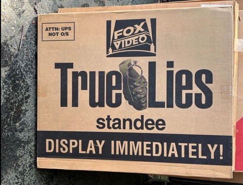 1994 true lies movie - lies, standee