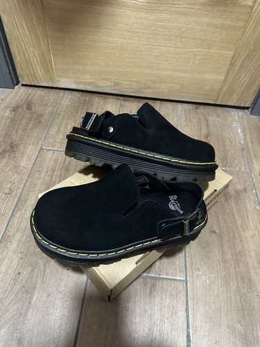 Martens zebzag suede mule - dr,