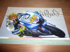 Valentino rossi signed 12x8 - signed,