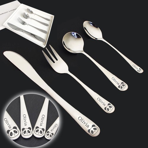 Personalised kid cutlery - personalised,