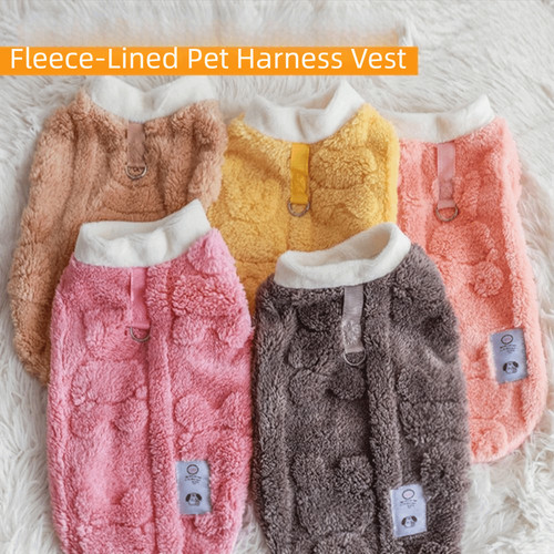 Fleece warm dog sweatshirt - warm,