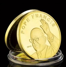 18K Carat Gold plated Pope