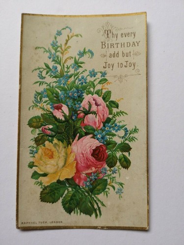 Victorian birthday greeting