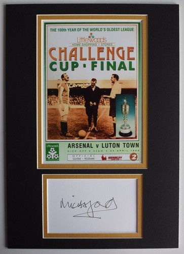 Mick harford signed - harford, autograph