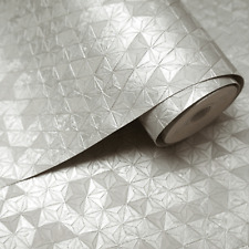 Metallic Grey Silver Wallpaper
