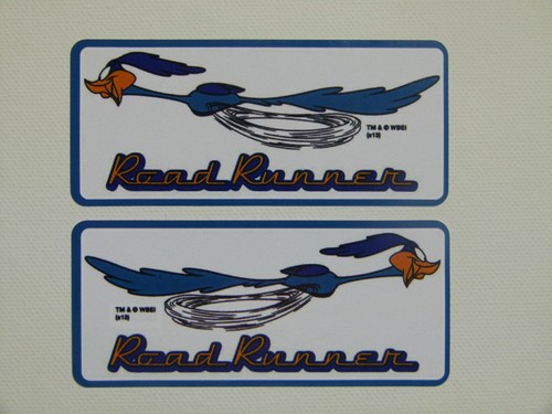Road runner stickers - road,