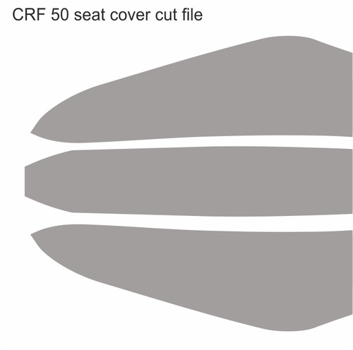 Honda template crf 50cc - template, seat