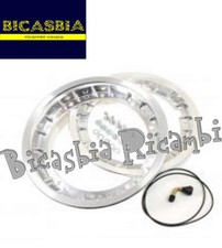 8894 - Circle 2.10-10 Tubeless Detachable Polished Aluminum Vespa 50 125 PK S