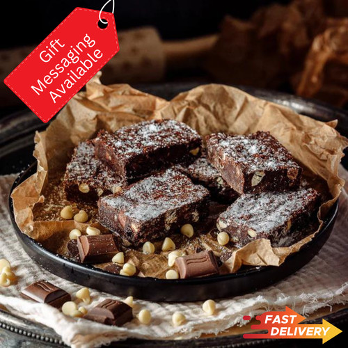 Chocolate brownies with milk - brownies,