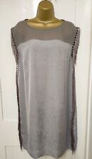 BIBA Tassel Side Detail  Textured Dress SIZE UK 12.  L3