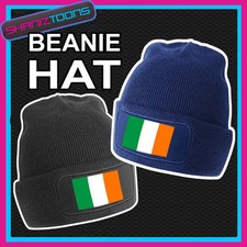 BEANIE HAT IRELAND IRISH FLAG