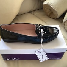 Lotus Black Patent Mia Shoes B/New