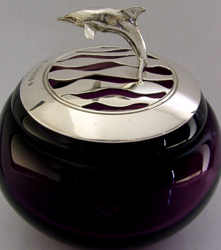 Sterling silver topped - topped, dolphin