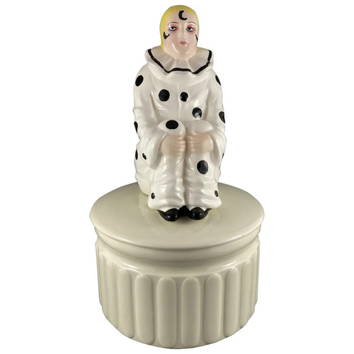 Rare ceramic art deco pierrot - ceramic,