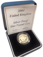 SILVER PROOF £1 ONE POUND