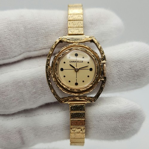 Caravelle ladies vintage - ladies, gold