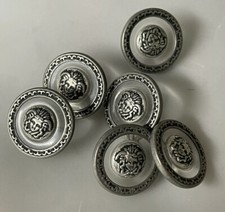 Medusa Silver/Black Buttons