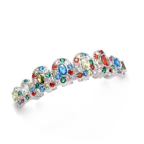 Rainbow shiny zircon hip - rainbow, hop